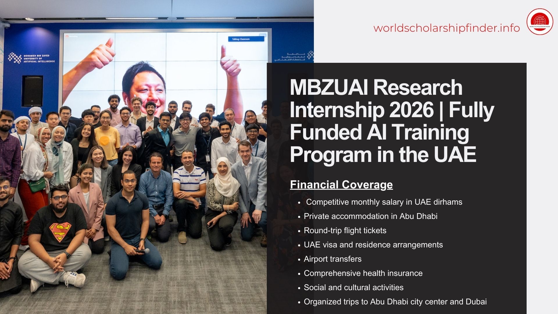 MBZUAI Research Internship 2026 | Fully Funded AI Training Program in ...