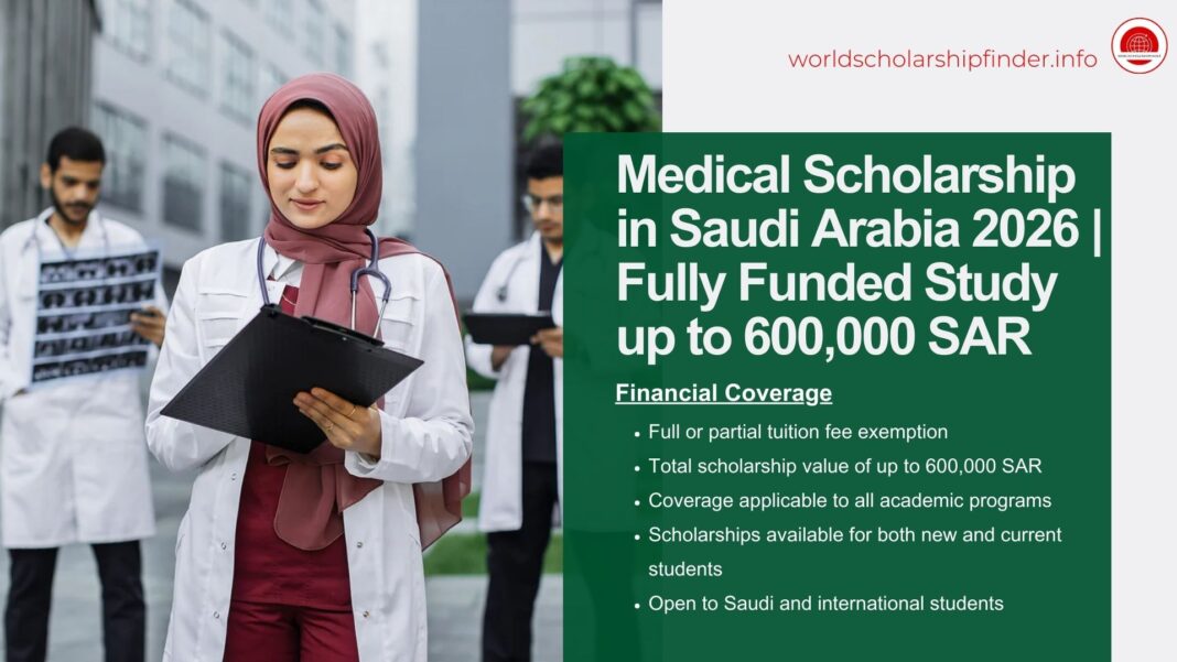 medical scholarship in Saudi Arabia 2026