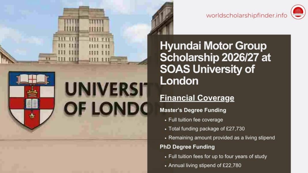 Hyundai Motor Group Scholarship 202627