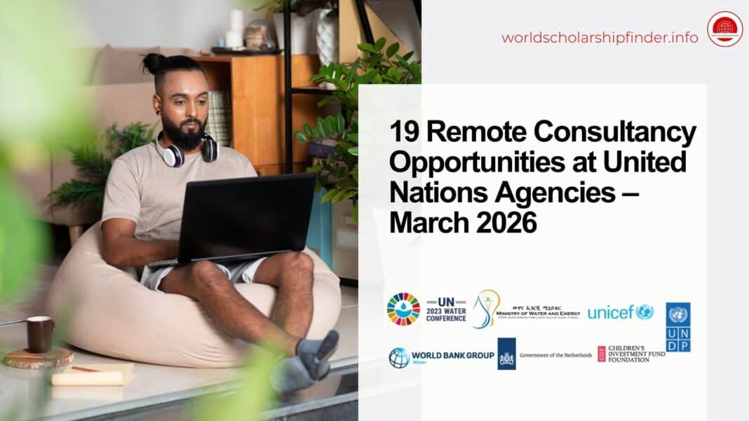 UN remote consultancy jobs March 2026