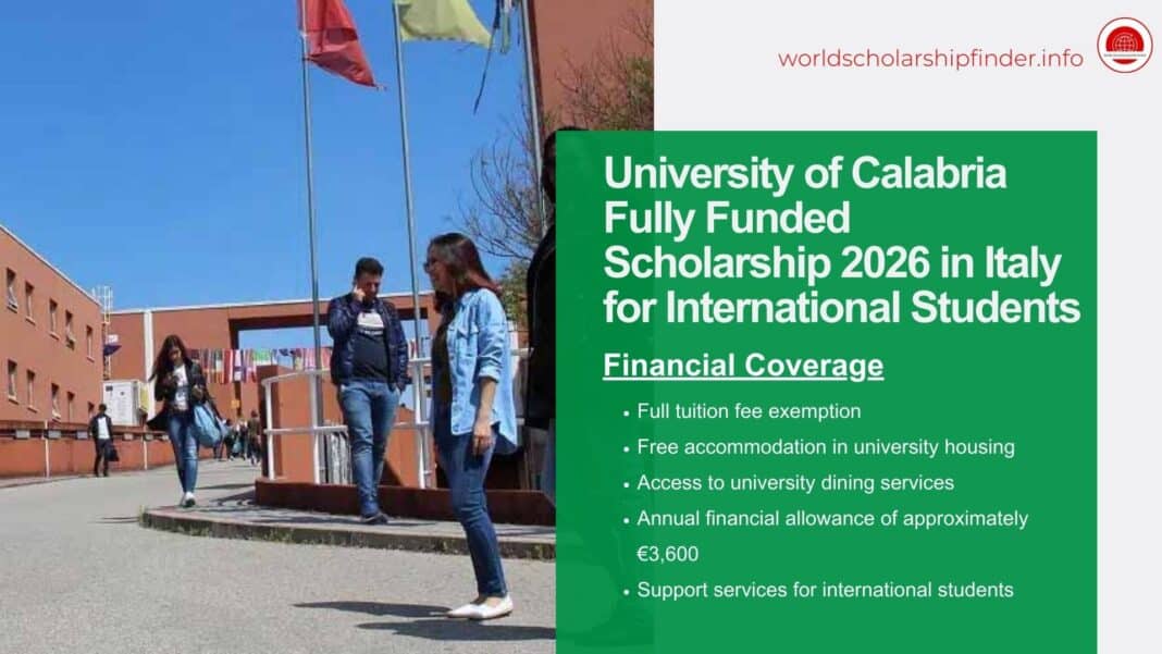 University of Calabria Scholarship 2026