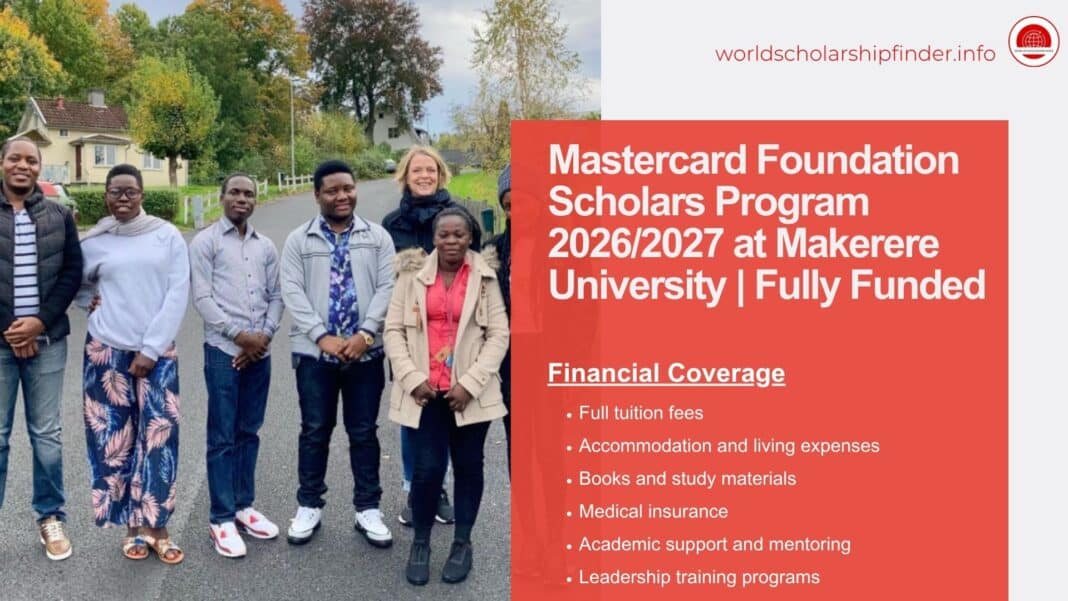 Mastercard Foundation Scholars Program Makerere University 2026