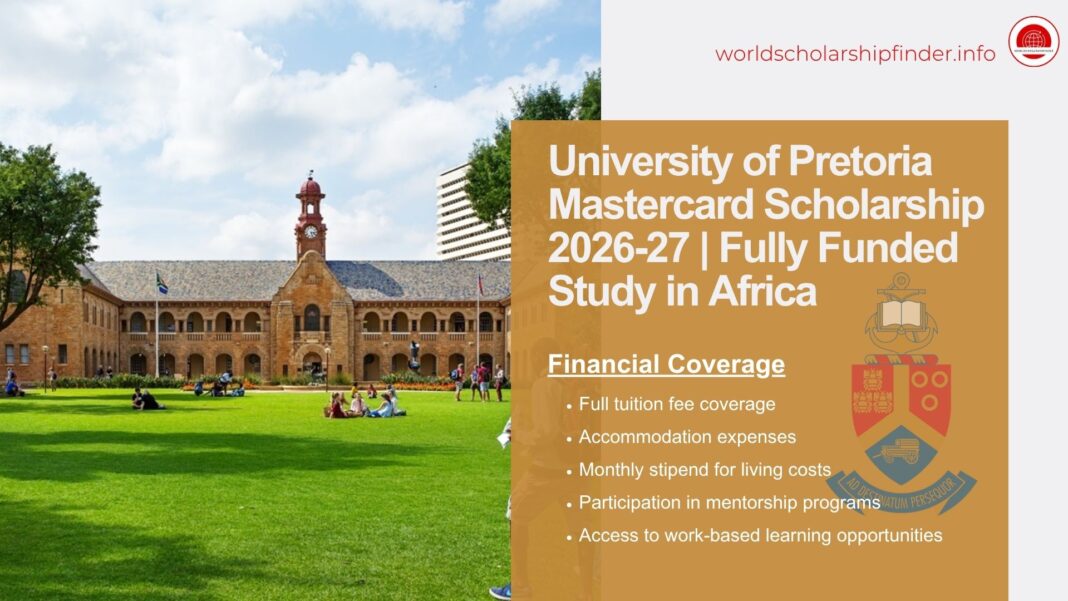 University of Pretoria Mastercard Scholarship