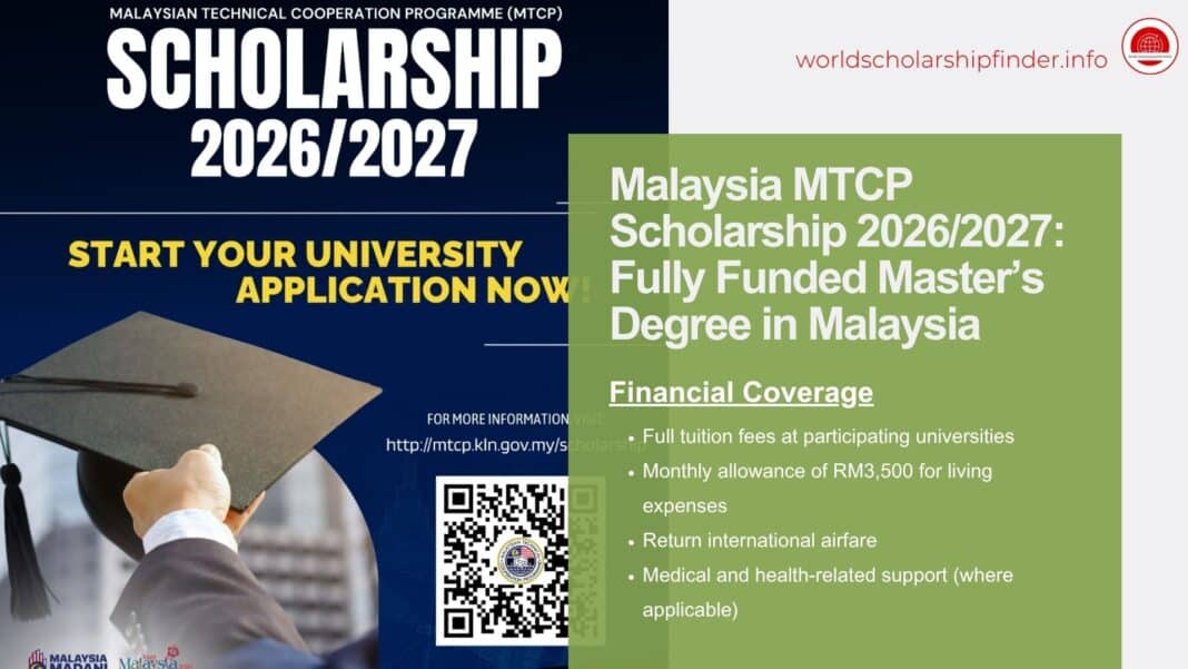 Malaysia MTCP Scholarship 2026