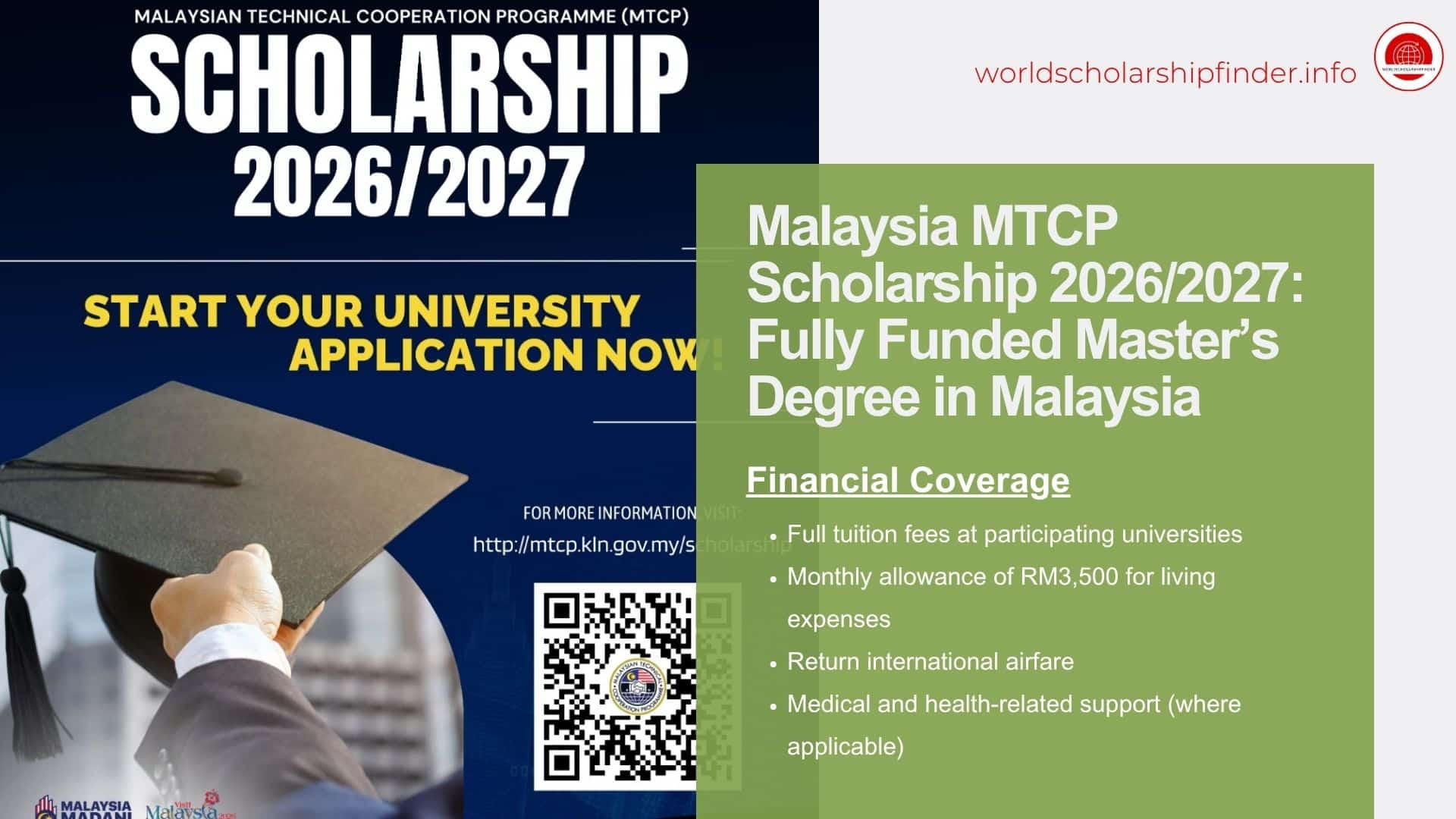 Malaysia MTCP Scholarship 2026/2027: Fully Funded Master’s Degree in ...