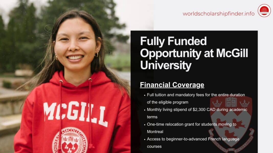 McCall MacBain Scholarship 2026