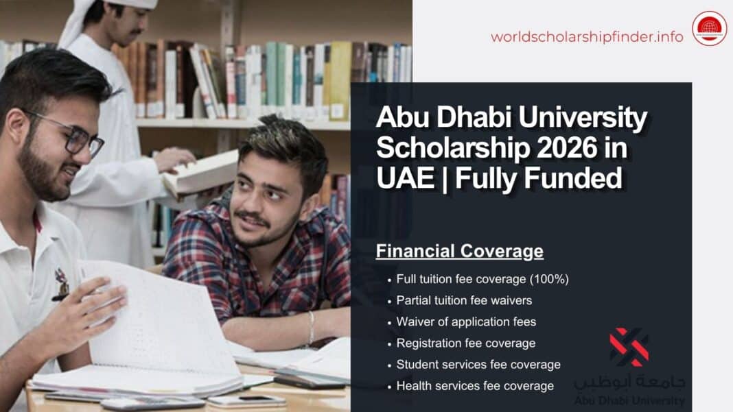Abu Dhabi University Scholarship 2026 in UAE