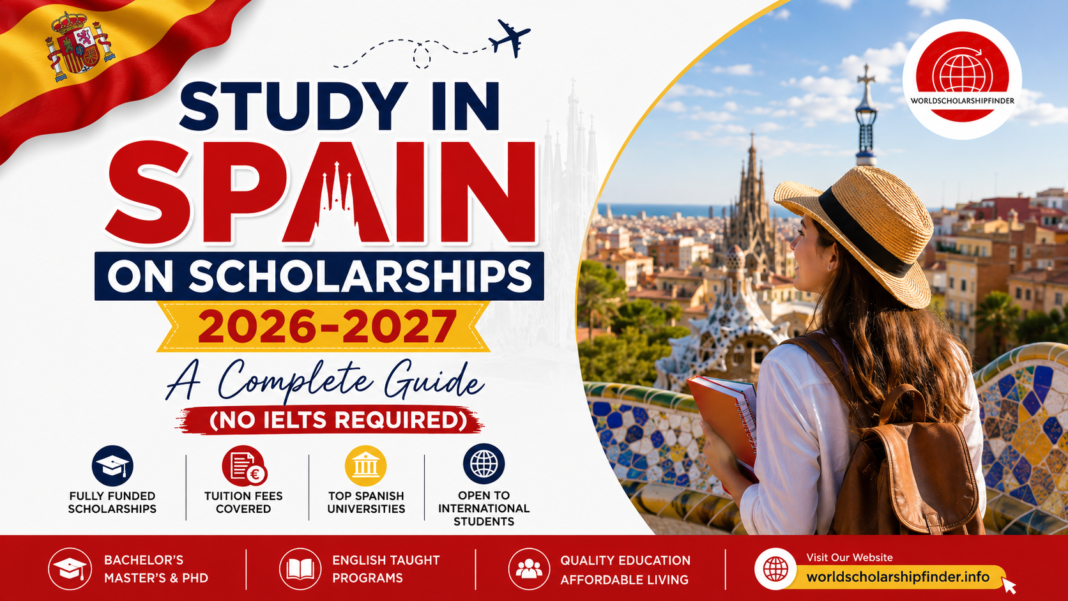 Study in Spain on Scholarships 2026-2027