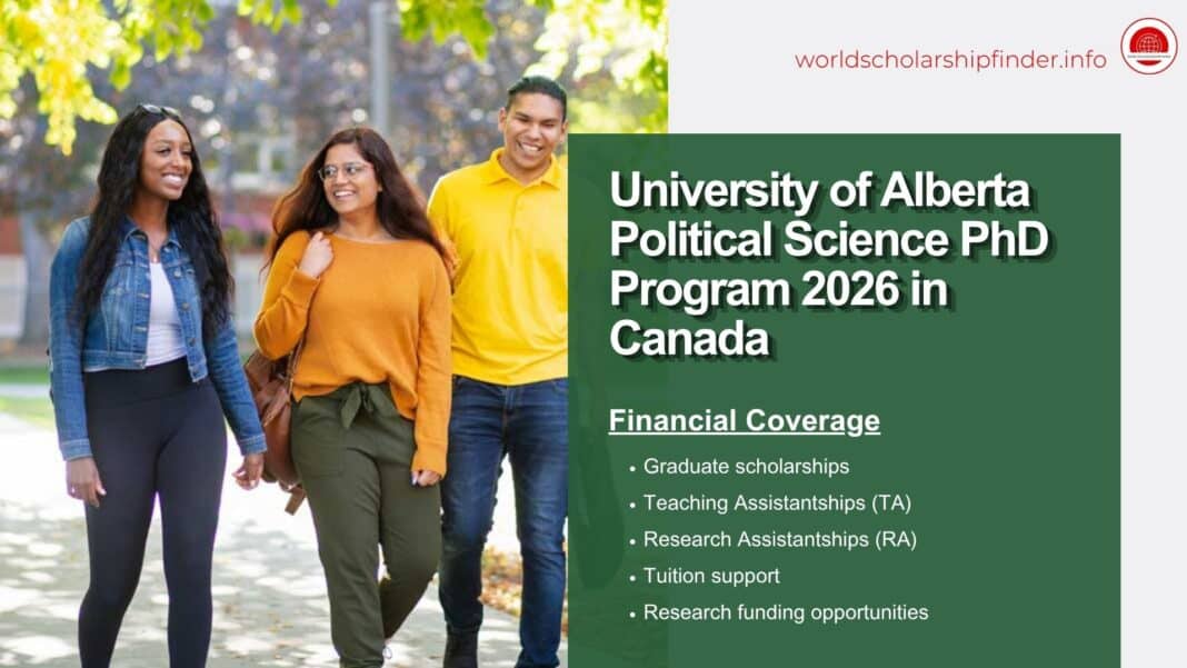 University of Alberta Political Science PhD Program 2026