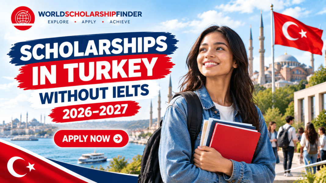 Scholarships in Turkey Without IELTS 2026–2027 for international students