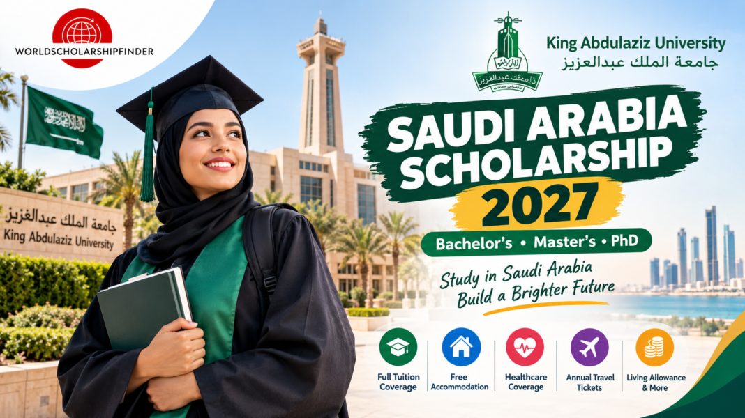 King Abdulaziz University Scholarship 2027 for international students in Saudi Arabia