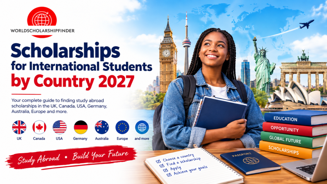 Scholarships for international students by country 2027