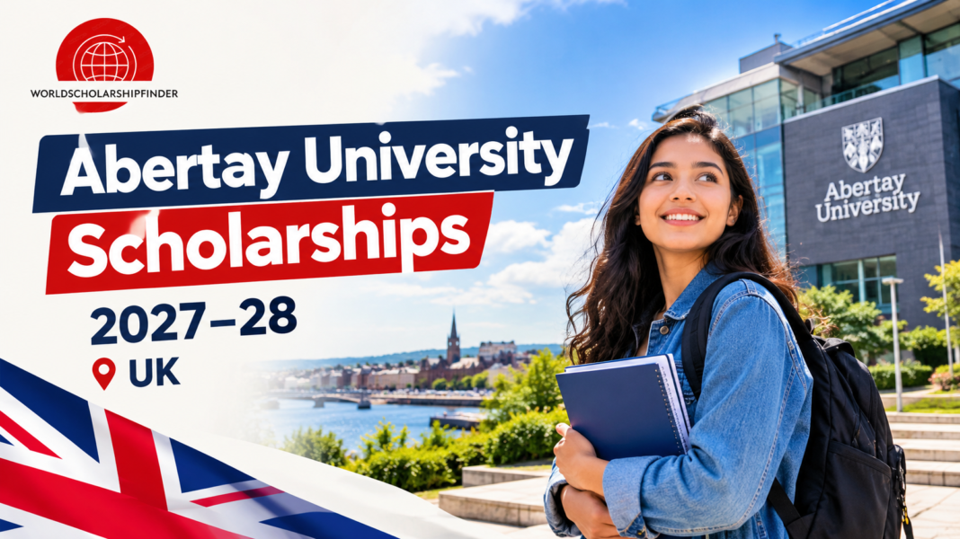 Abertay University Scholarships 2027–28 for international students in the UK