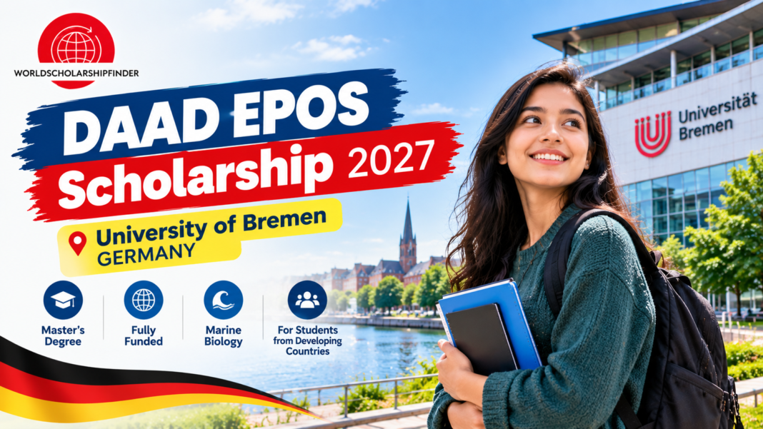 DAAD EPOS Scholarship 2027 at University of Bremen in Germany for international students
