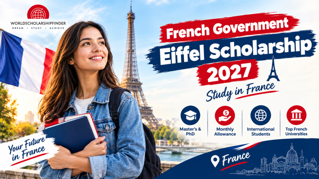 France Excellence Eiffel Scholarship 2027 for international master’s and PhD students